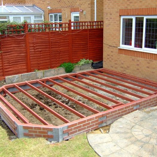 steel frame conservatory bases